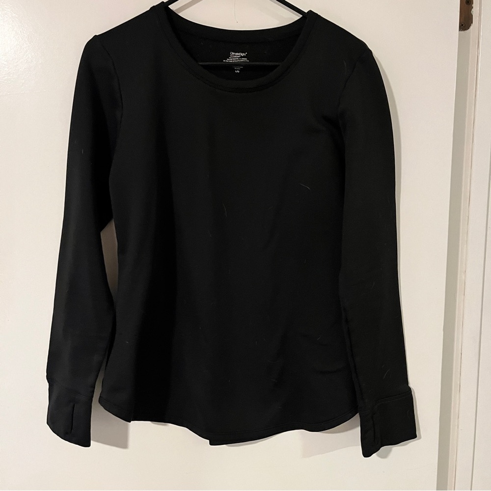 Black fleece-lined thermal top ♣️